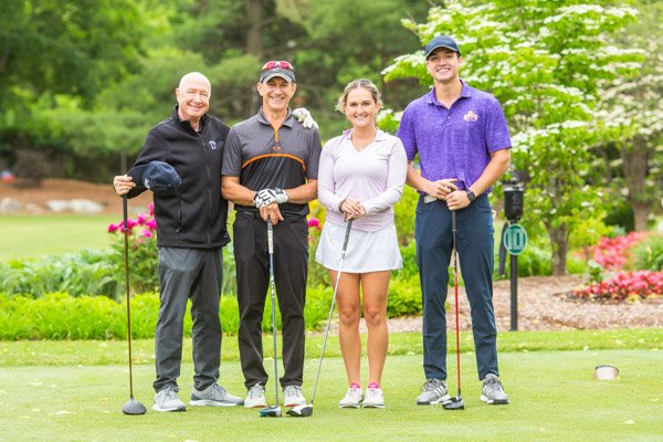 golf-event-corporate-outing-photographer-4 Four golfers at the Kovan charity fundraiser in Birmingham, Michigan.