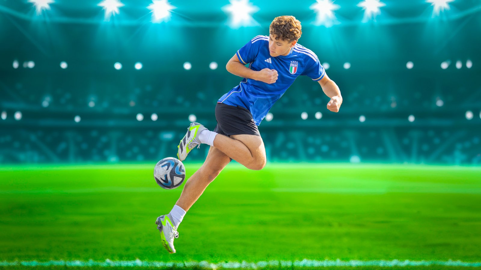 senior-picture-sport-bloomfield-hills-michigan A senior picture photographed in Birmingham MI, by Hugh Anderson Photography of Bloomfield Hills. This is a composite of a boy playing soccer