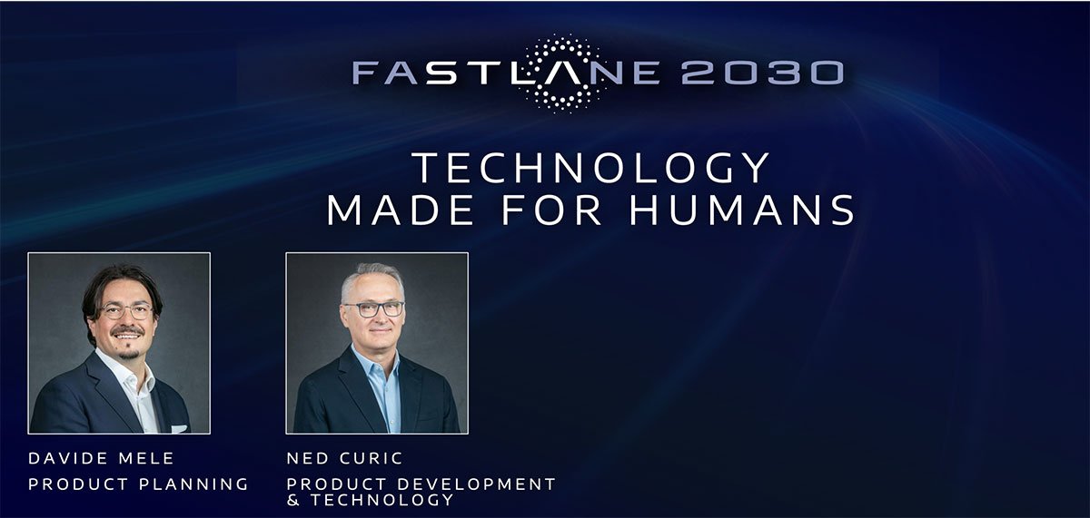Executive leadership portraits used in Stellantis Fastlane 2030 investor presentation