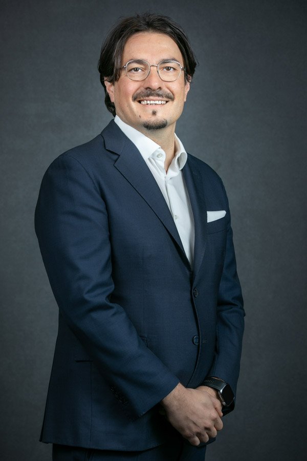 Executive leadership portrait photographed for Stellantis Investor Day 2026