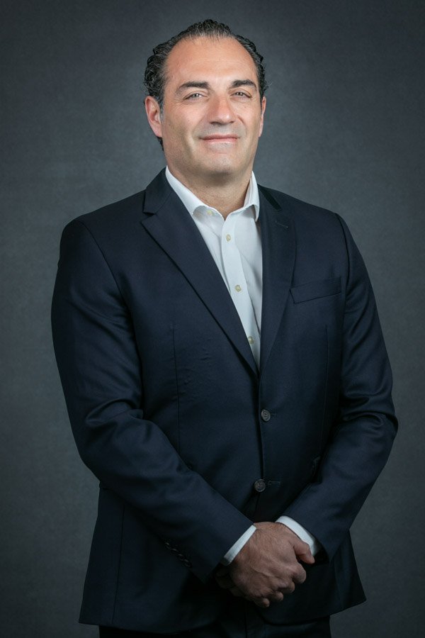 CEO executive portrait photographed for Stellantis Investor Day 2026
