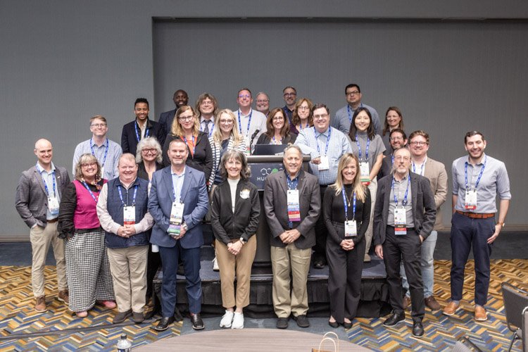 Group portrait of conference participants during the APA National Planning Conference (NPC26) at Huntington Place in Detroit