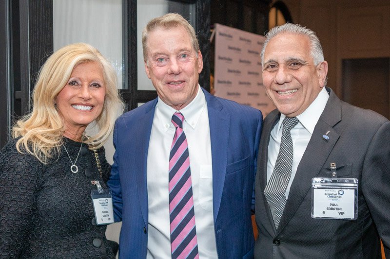 Detroit Free Press Breakfast Club guests with Bill Ford at The Daxton in Birmingham, Michigan