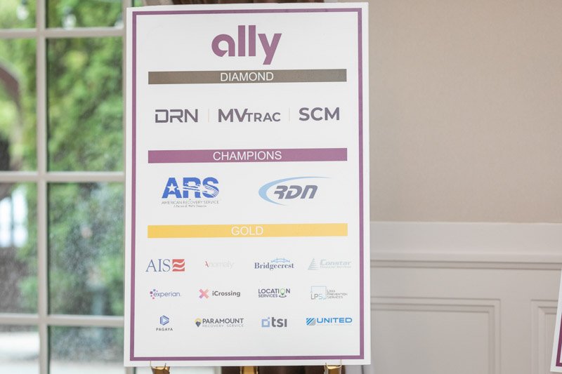 Ally corporate event sponsor display at Royal Park Hotel