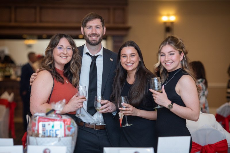 Guests at a Ted Lindsay Foundation fundraising event at San Marino Club in Troy, Michigan