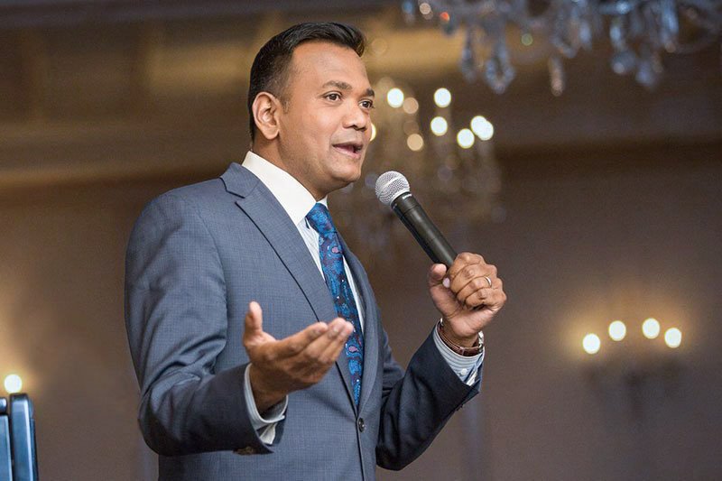 Corporate Event Venues in Metro Detroit 9 Roop Raj at a Townsend Hotel charity event